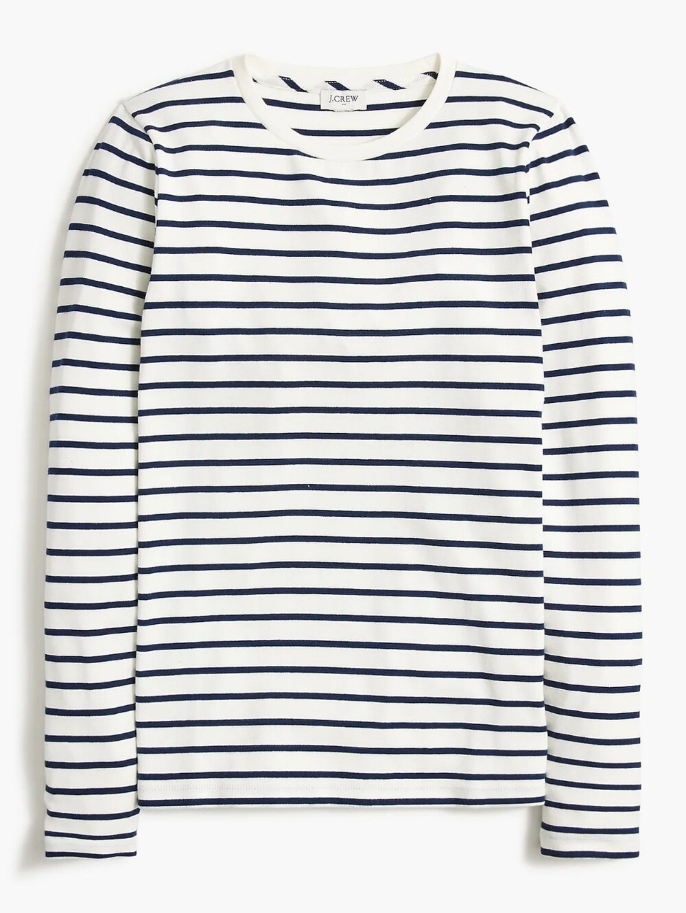 NWT J.Crew Factory Long-sleeve Striped Everyday Tee Size XS - Picture 5 of 5